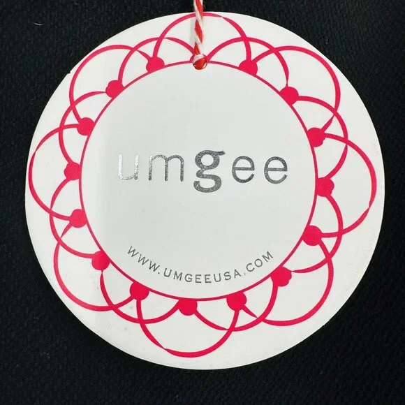 Umgee Black Floral Embroidered Tiered Ruffle Sleeve Boat Neck Top Blouse Size S - Picture 8 of 8